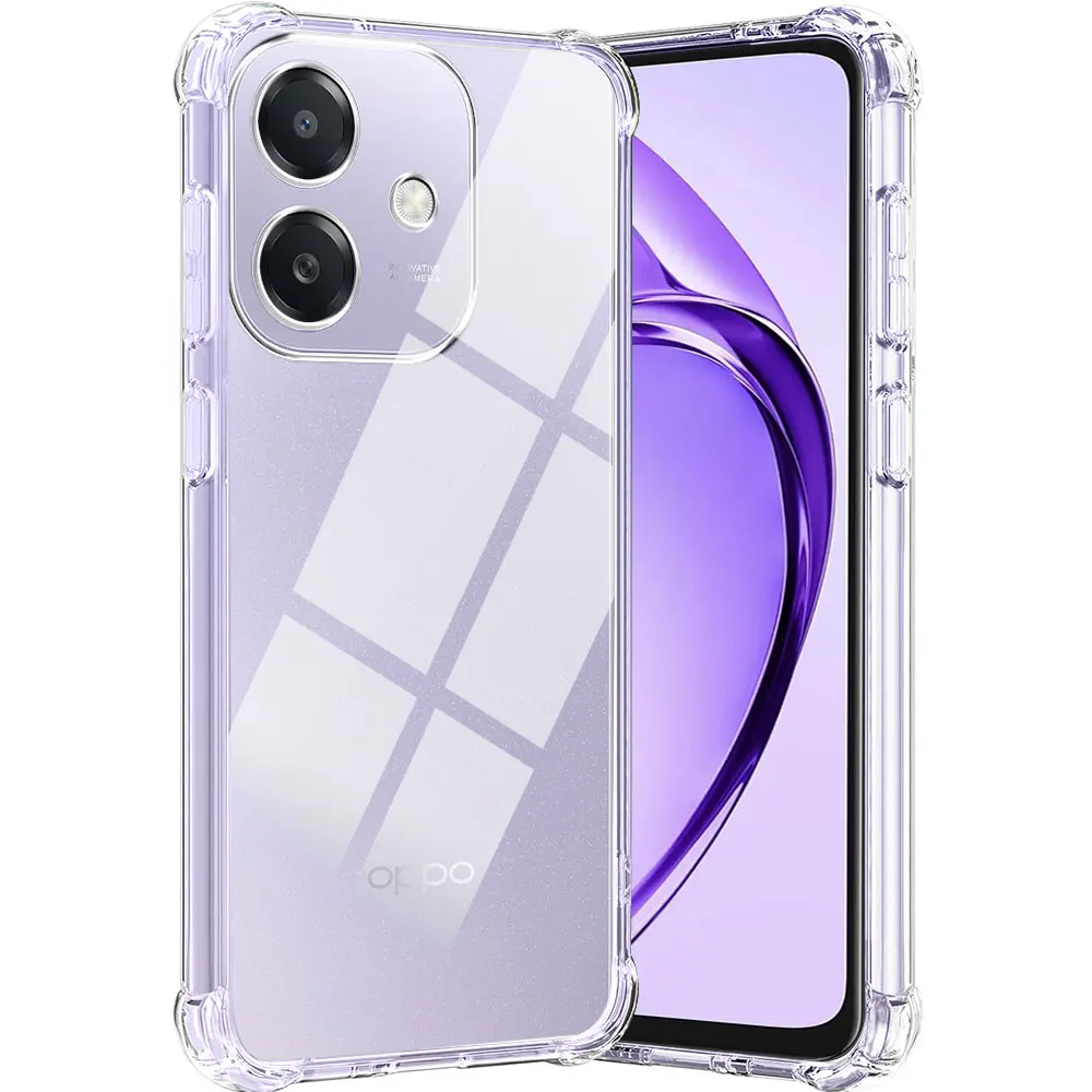 Funda de teléfono para OPPO A3 A3X 4G 5G, funda de silicona suave transparente, Airbag, parachoques a prueba de golpes para OPPO A3 Pro Global, funda trasera - imagen 2