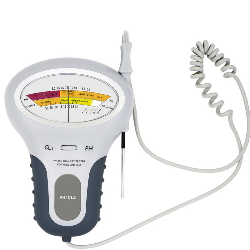 Monitor de PH para piscina de cloro 2 en 1, medidor de acuario, nivel CL2, medidor de PH Digital portátil, instrumentos de calidad del agua - imagen 4