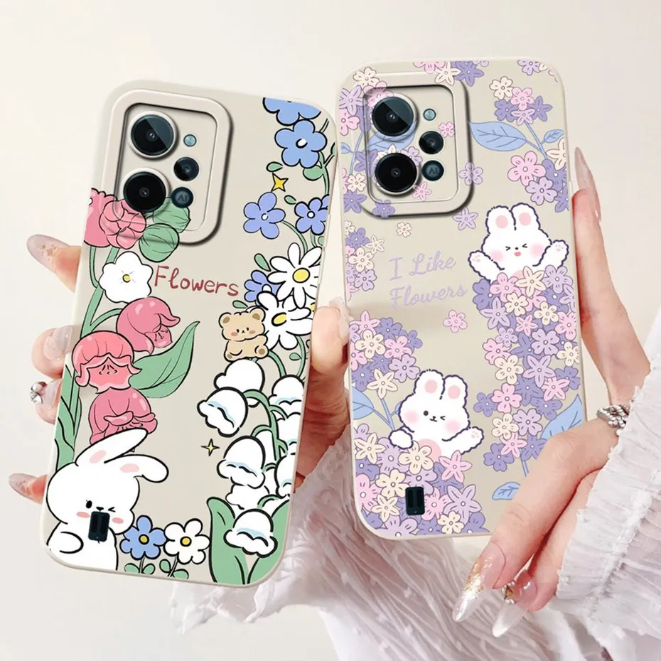 Para Realme C31 C33 C35 funda protectora de teléfono para Realme C31 C33 C35 4G diseño encantador fundas de gelatina de silicona suave - imagen 2