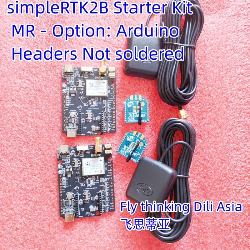 AS-STARTKIT-MR-L1L2-NH-00 simpleRTK2B Starter Kit MR - Opción: Cabeceros Arduino No soldados
