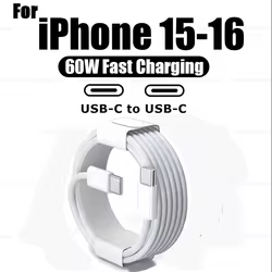 Cargador Rápido USB-C Original para iPhone 15/16 Pro y Samsung S24