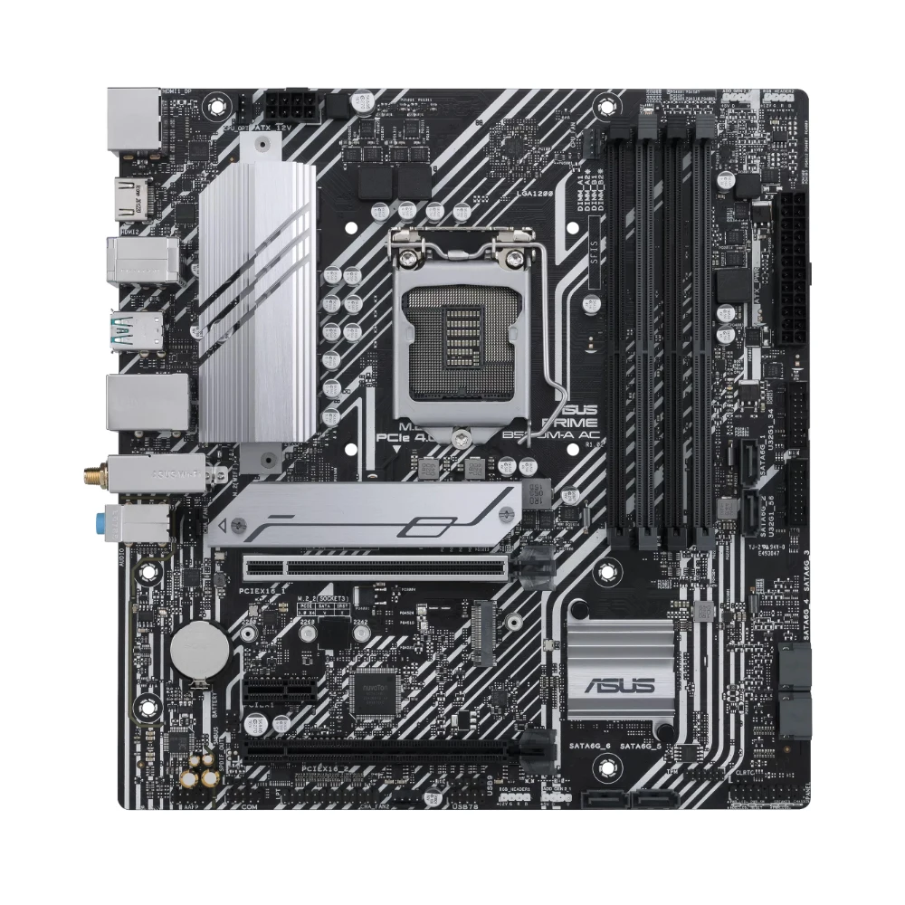 Placa base ASUS PRIME B560M-A AC LGA 1200 compatible con i9-10900K i7-10700 i5-10600KF i5-10400F i5 10400F CPU DDR4 M.2 mATX - imagen 3