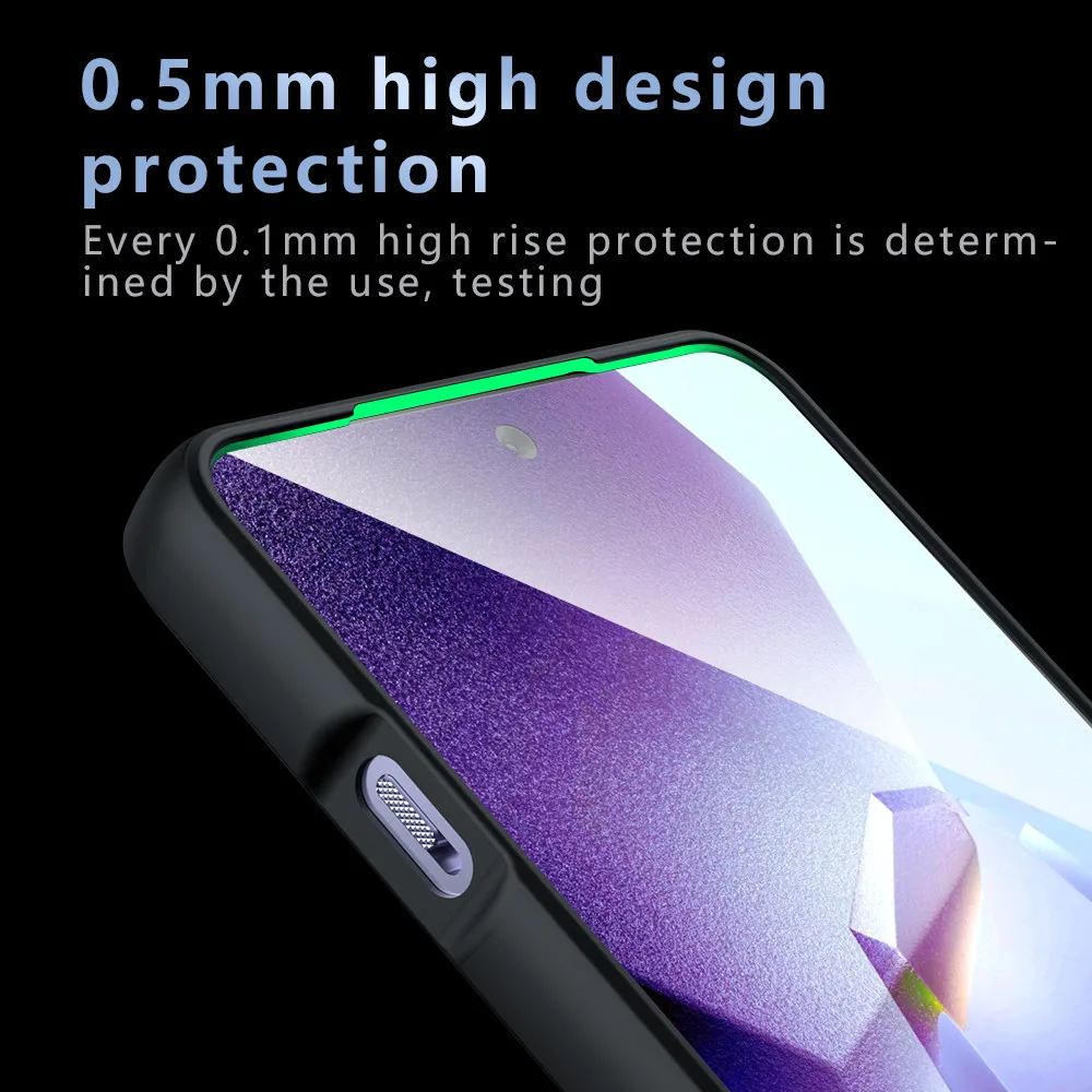 Para OnePlus Ace 5 Pro, 5 Funda Mate ELVEV Sensación de Piel PC Dura Transparente + Carcasa Trasera Protectora de TPU - imagen 2