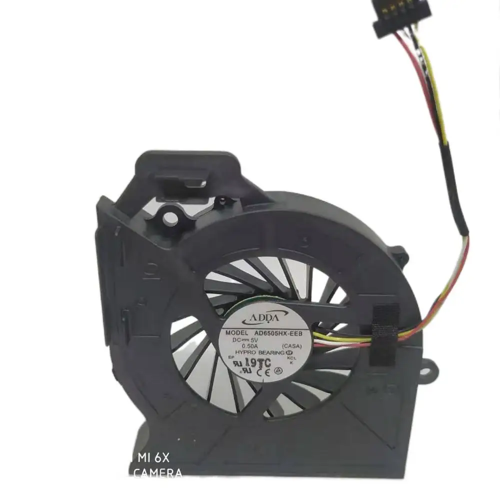 AD6505HX-EEB para HP Pavilion 5V DV6 DV6-6000 DV6-6029 DV6-6050 DV6-6090 DV6-6100 DV7 DV7-6000 650797-001 ventilador de CPU - imagen 2