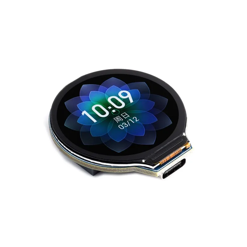 Waveshare ESP32-S3 Placa de desarrollo de pantalla redonda con pantalla táctil de 1,28 pulgadas, controlador GC9A01 de 240x240 píxeles para Arduino IDE MicroPython - imagen 2