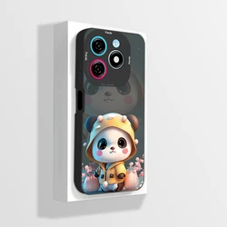 Funda Antigolpes Tecno Spark 20 – Silicona Líquida Astronauta
