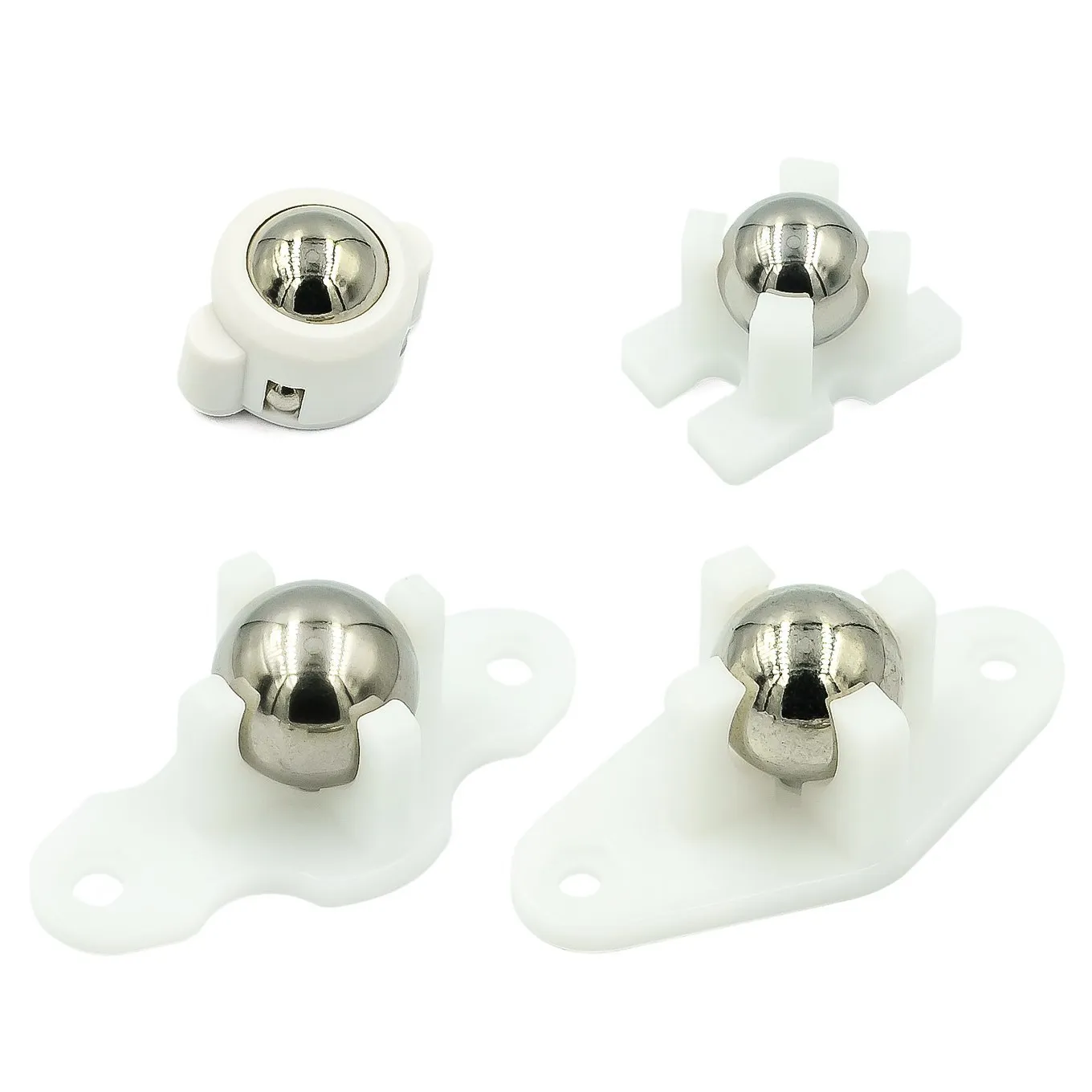 Rueda universal de bola de acero al vacío W420, 2 ruedas para chasis de coche inteligente UNO, ojo de toro, nailon MBOT N20, 1 Uds.