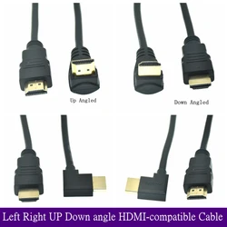Cable HDMI Corto Acodado 90° Alta Velocidad