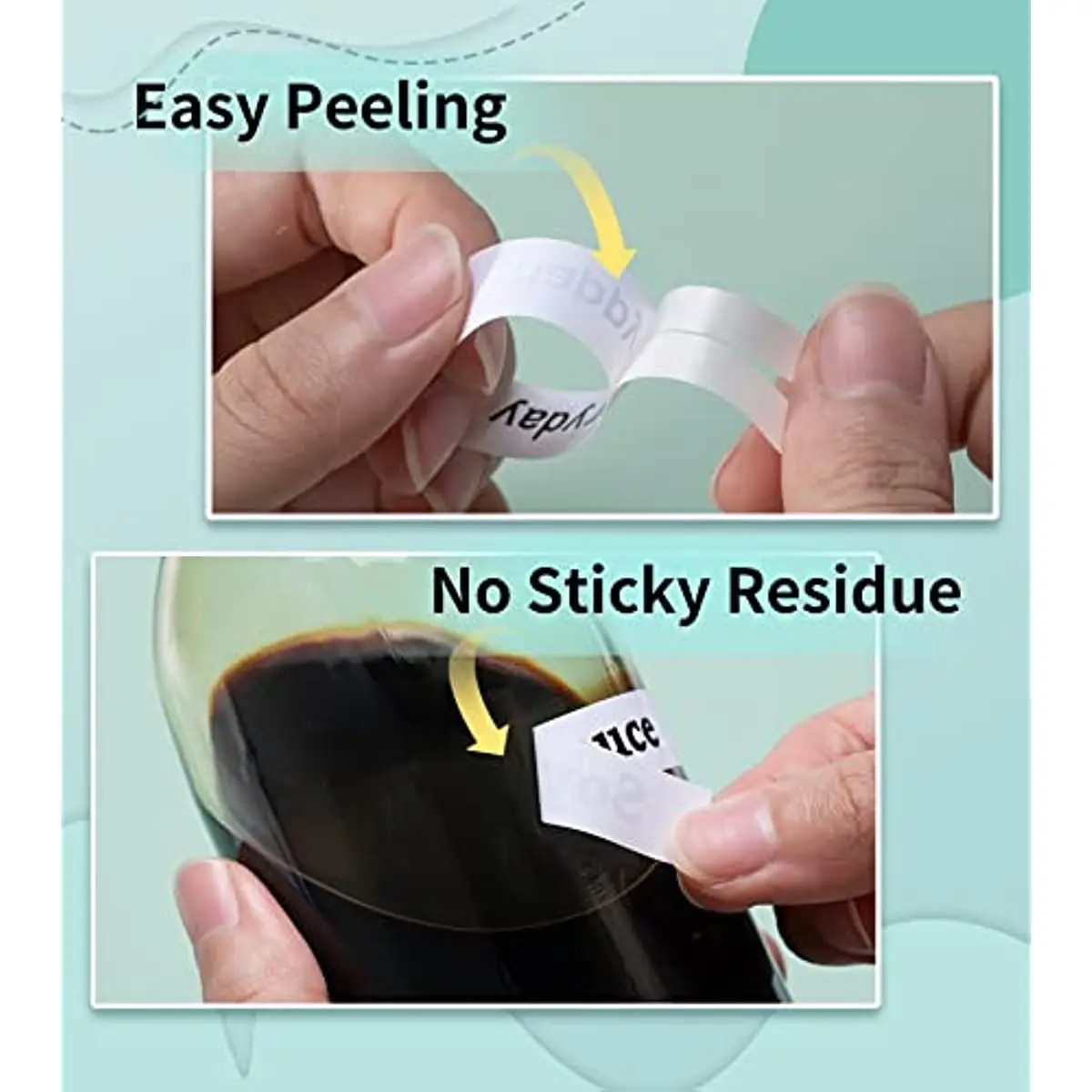 Reemplazo de cinta de etiquetas 3D21 para D1600 A45013, Compatible con DYMO LabelManager 160 280, fabricantes de etiquetas - imagen 3