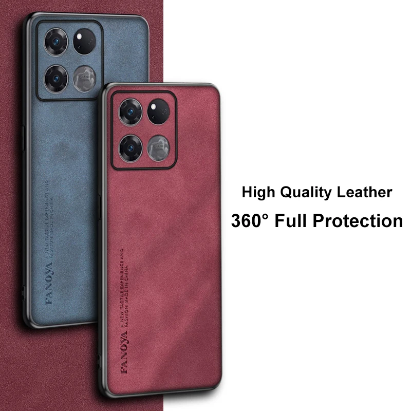 Funda de cuero PU de lujo para OnePlus Ace Racing Pro, funda de teléfono de protección de silicona de negocios para OnePlus 10 Pro 10R 10T Coque - imagen 2
