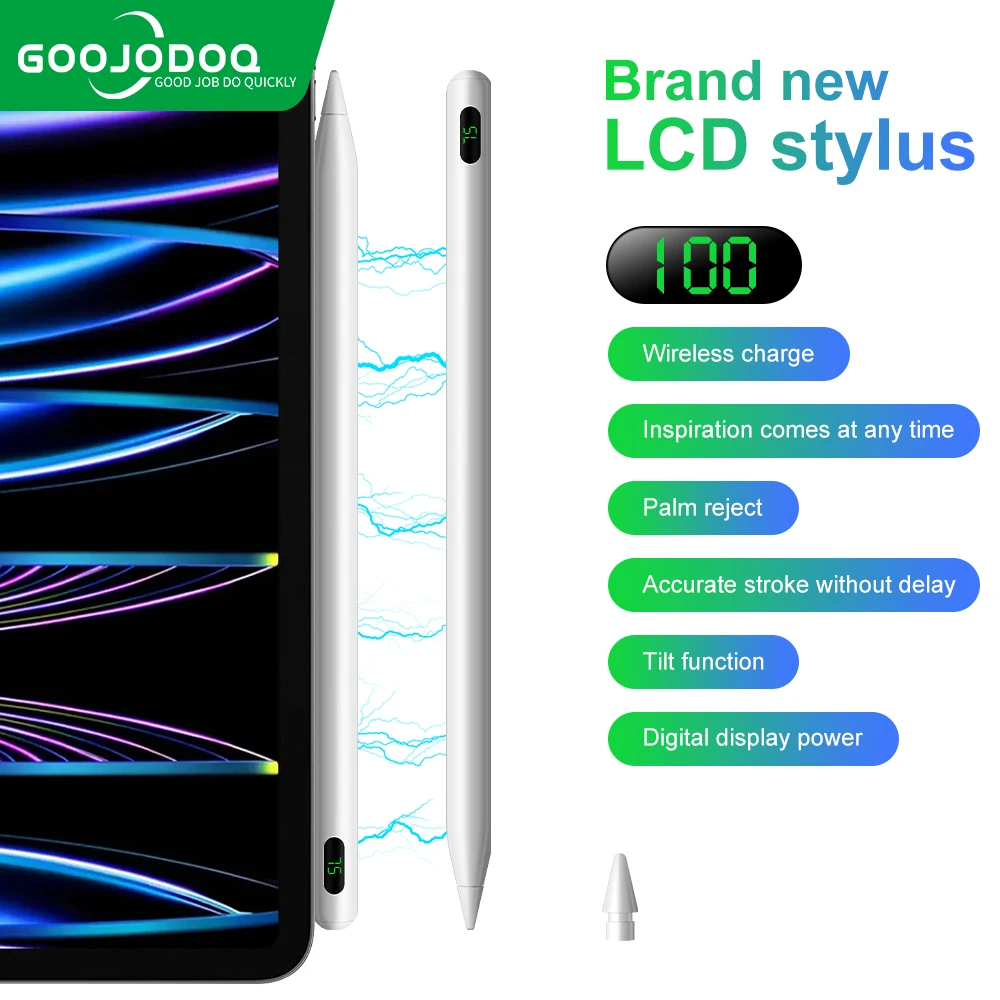 Lápiz de carga inalámbrica para tableta, accesorio para Apple Pencil 2 1, iPad Air 5 Air 4 Pro 11 12 9 2021 Mini 6
