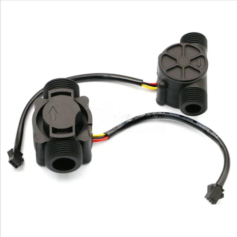 Sensor de flujo de agua YF-S201, interfaz G1/2/3/4, medidor de flujo Hall, dispensador de agua, 4/6 puntos - imagen 3
