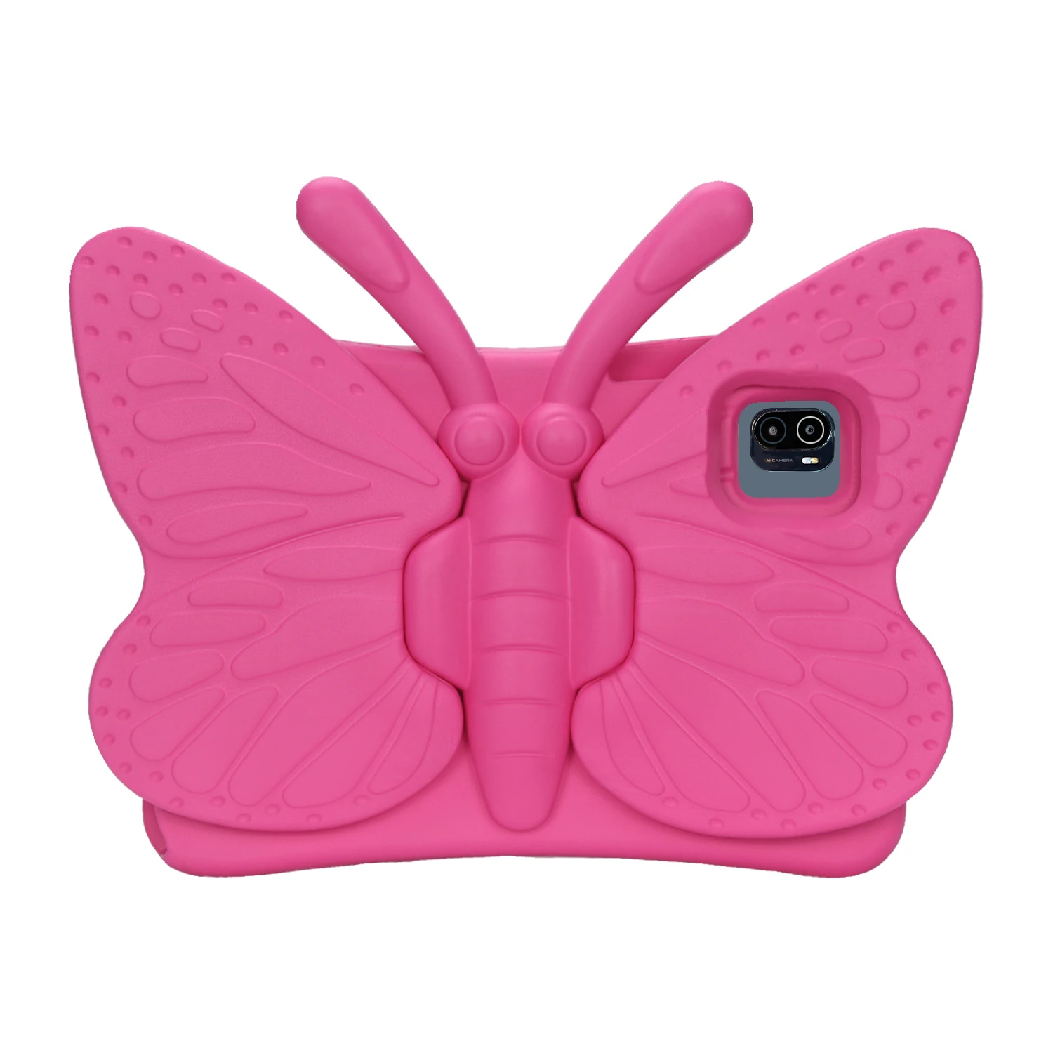 Funda Universal con forma de mariposa 3D de dibujos animados para Redmi Pad SE 2023 Xiaomi 6 5 Pro, Funda de 11,0 pulgadas para niños, Funda con soporte EVA, alas plegables - imagen 2