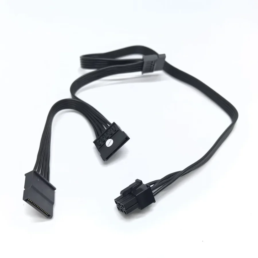 Cable de alimentación SATA IDE Molex de 8 pines y 6 pines para módulo TT Toughpower Grand RGB serie TPG-0650F-R TPG-0850F-R 750AH3FSG-R 650 750 850 - imagen 3