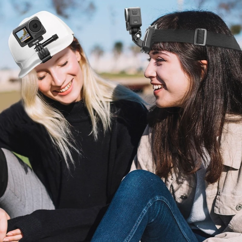 Soporte de correa para la cabeza Telesin para DJI Osmo Nano, clip para casco, soporte de fijación para la vista de primera persona para montar en bicicleta, accesorios DJI Osmo Nano - imagen 5