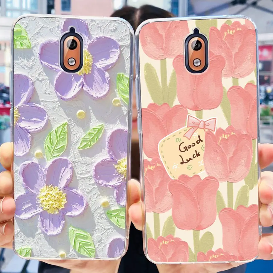 Funda con estampado encantador para Nokia 3,1 3, funda trasera de silicona suave TPU para Nokia3.1 Nokia3 TA-1032 TA-1028 TA-1049 TA-1057 - imagen 3