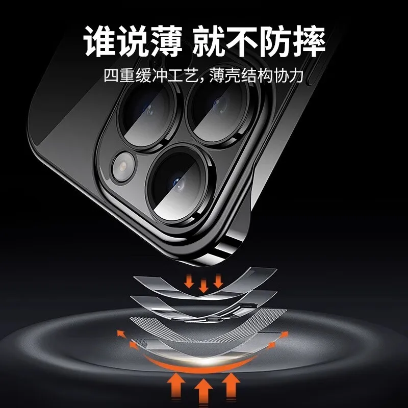 Para VIVO X300 Pro cubierta trasera dura transparente sin marco con revestimiento delgado para VIVO X 300 X300pro funda protectora de cámara transparente delgada para Pc - imagen 4