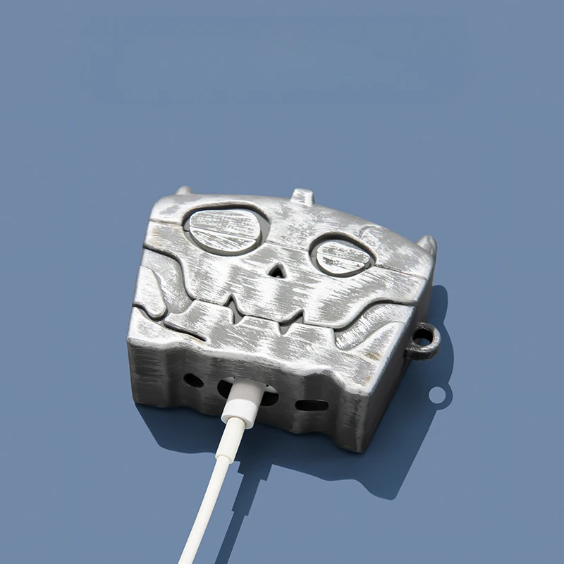 Zeldas Legend Skull Treasure Chest para funda de Airpods 1 2 3 Airpods pro2 auriculares Bluetooth funda protectora Anime juego personalizado - imagen 3