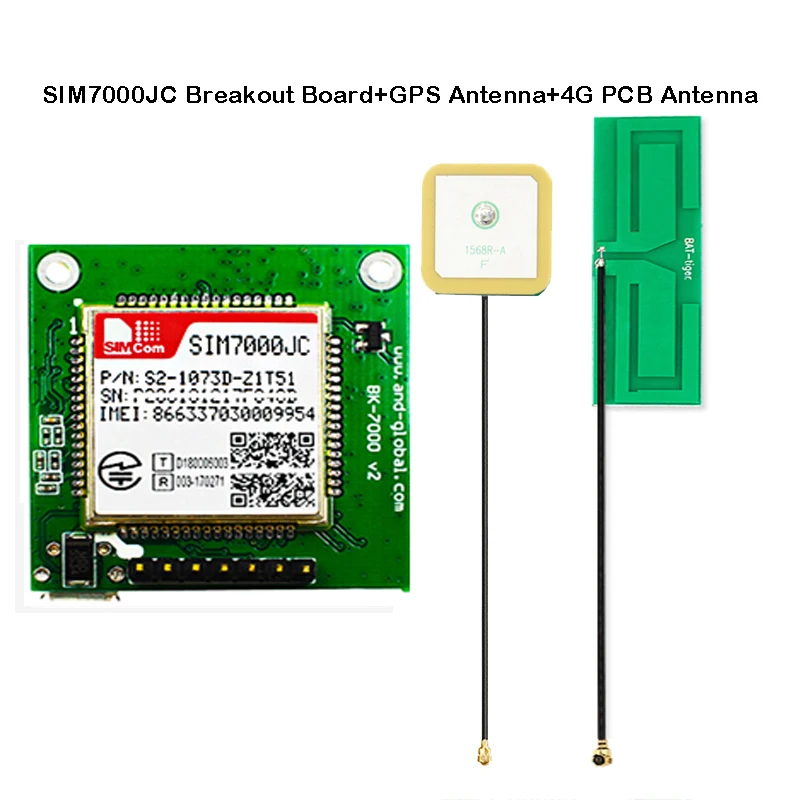 SIMCOM SIM7000JC Placa de ruptura LTE Cat M1/NB IoT Kits de módulo para Japón compatible con GNSS GPS GLONASS BEIDOU B1/B3/B5/B8/B18/B19/B26 - imagen 4