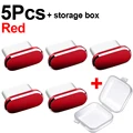 5Pcs Red