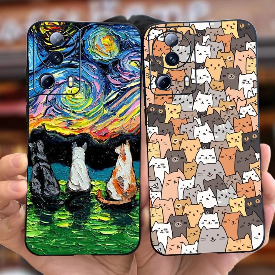 Para Xiaomi 13 Lite funda Mi 13 Pro Linda funda de dibujos animados de moda Fundas de teléfono de silicona suave para Xiaomi 13 Pro Mi13 Lite Fundas parachoques - imagen 5