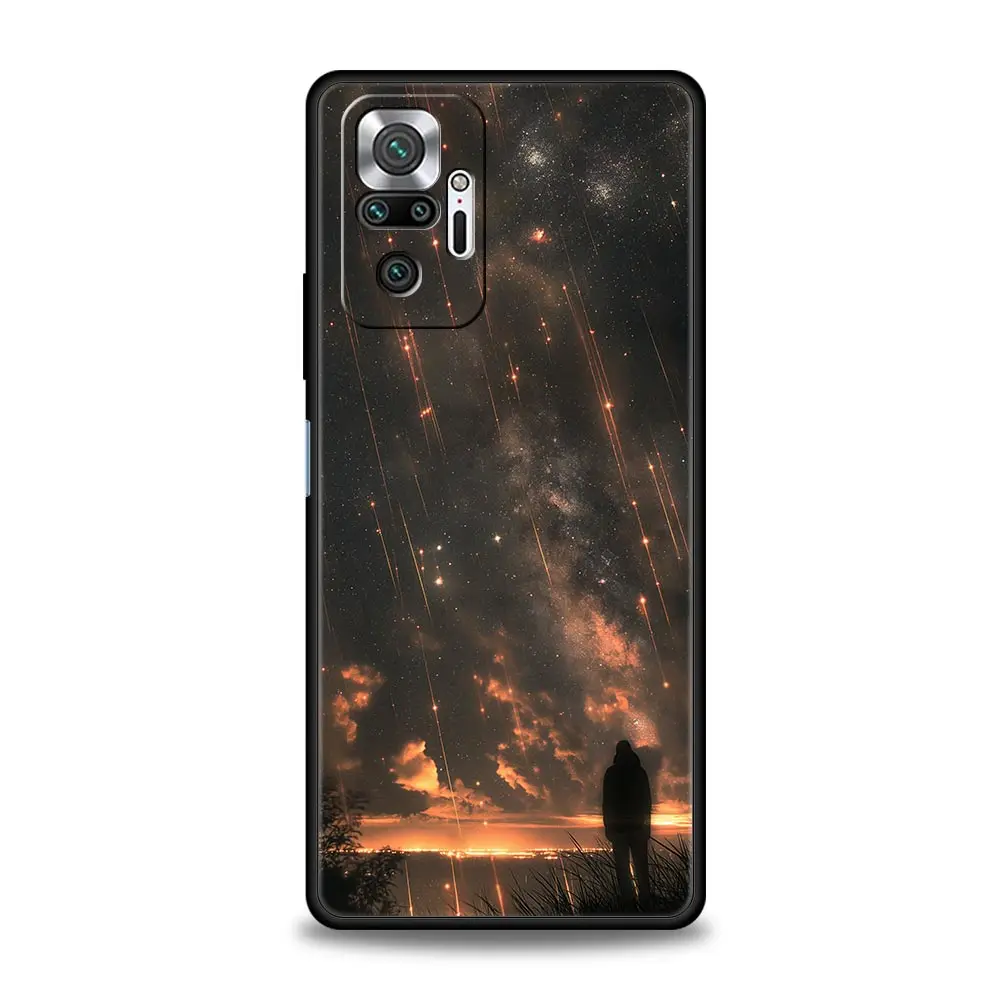 Funda de teléfono para Xiaomi Redmi Note 14 13 12 5G 11 10 Pro 4G 9S 9 14C 13C 12C 10C 9C 9A cubierta paisaje lluvia viaje naturaleza arte - imagen 3