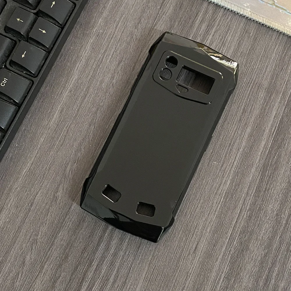 Funda de TPU para Doogee Smini, funda de teléfono para Doogee S mini DoogeeSmini, funda protectora de silicona suave, fundas transparentes negras