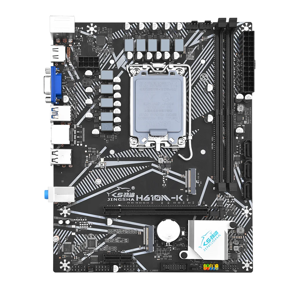 Placa base JINGSHA H610 DDR4 memoria de escritorio de doble canal compatible con procesador LGA1700 12/13/14 - imagen 2