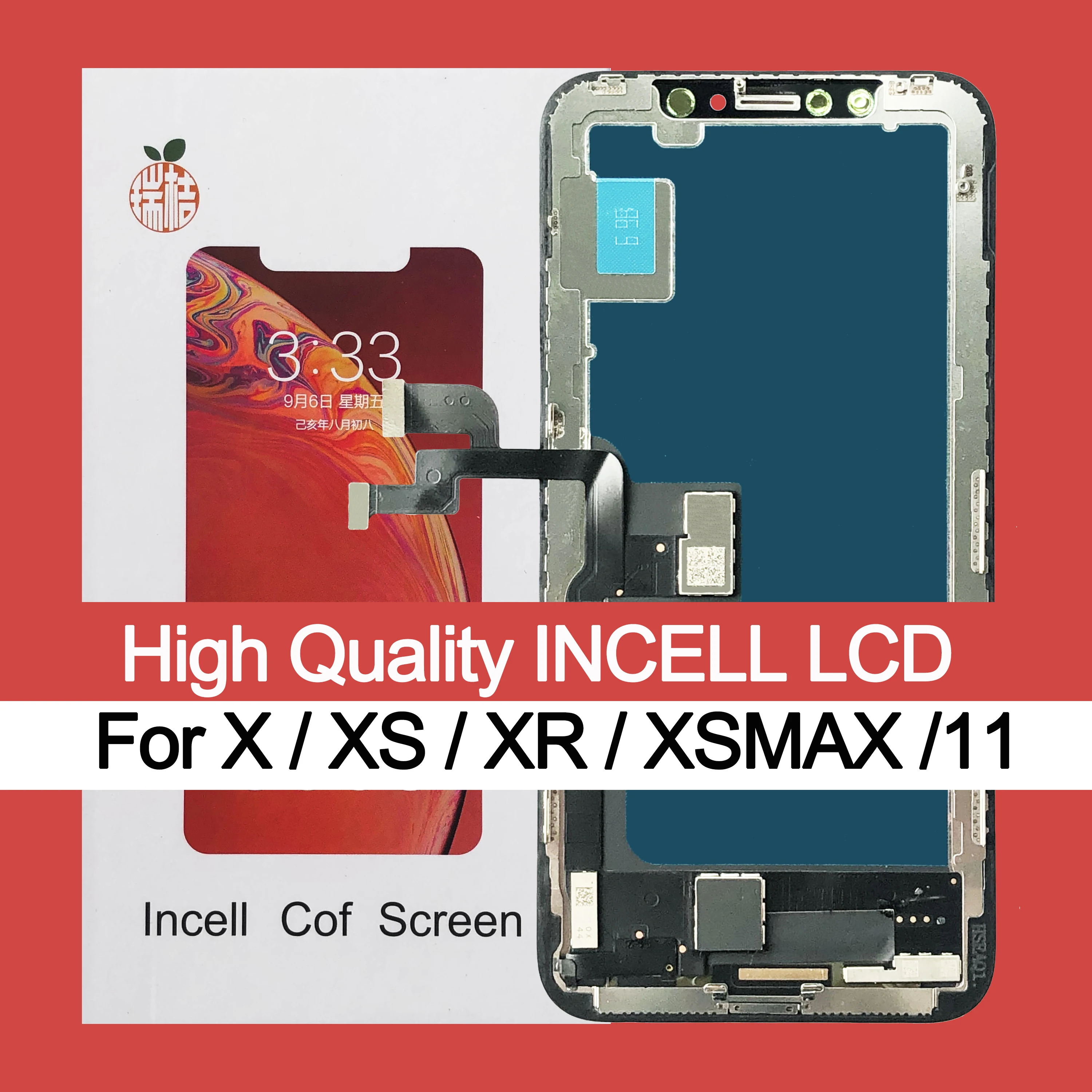 Pantalla LCD de alta calidad para móvil, montaje de digitalizador táctil para iphone X, XR, 11, XS Max - imagen 2