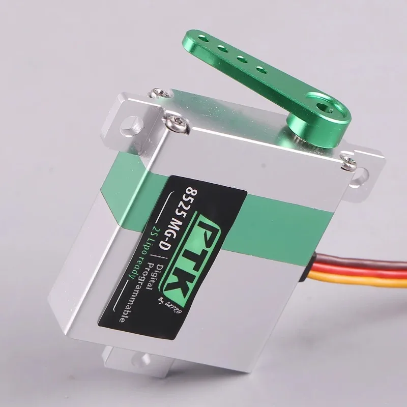 PTK 8525MG-D Servo digital programable engranaje de dirección todo planeador de metal KST DS125/135MG mismo nivel para modelos RC - imagen 4