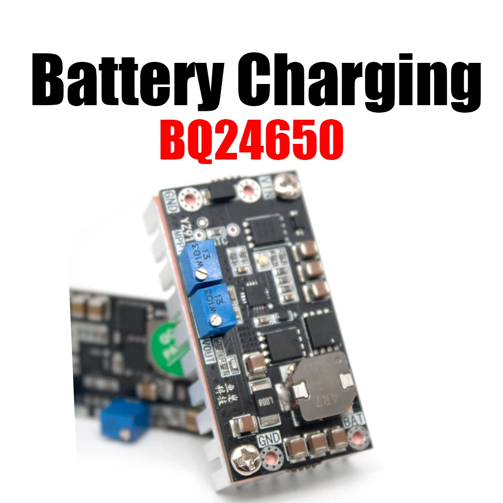 Módulo de carga 100W BQ24650 MPPT 10A 18V carga Solar 3S 4S batería de litio LiFePO4 Li-ion 5V 12V 15V 19V 24V