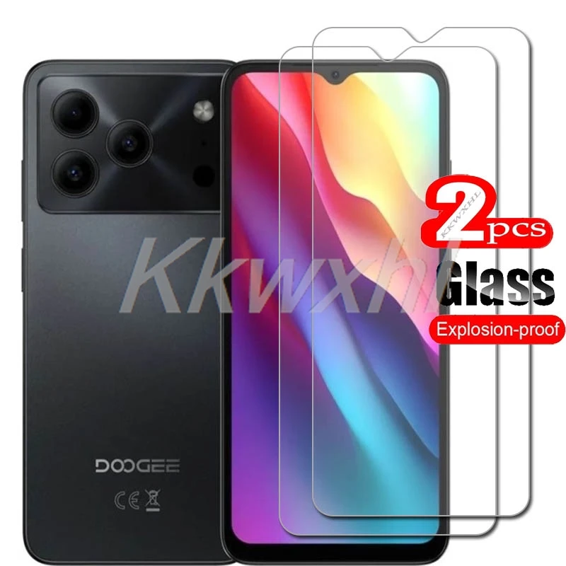 1/2 Uds para Doogee Note 56 Plus cubierta de vidrio templado en Note56Plus 58 Pro 59 Pro + Plus Protector de pantalla película transparente