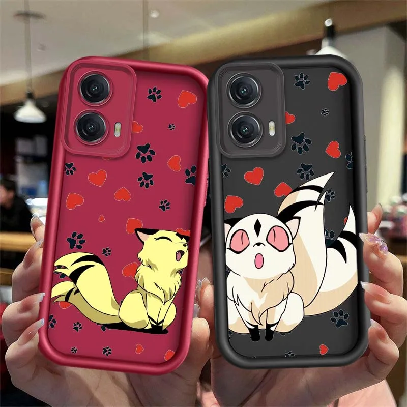 Inuyasha Kirara Anime para Motorola G Stylus Pure G55 G54 G75 G85 G84 G32 G24 G23 G13 G04 5G 2025 cubierta de la caja del teléfono de la escalera del ojo