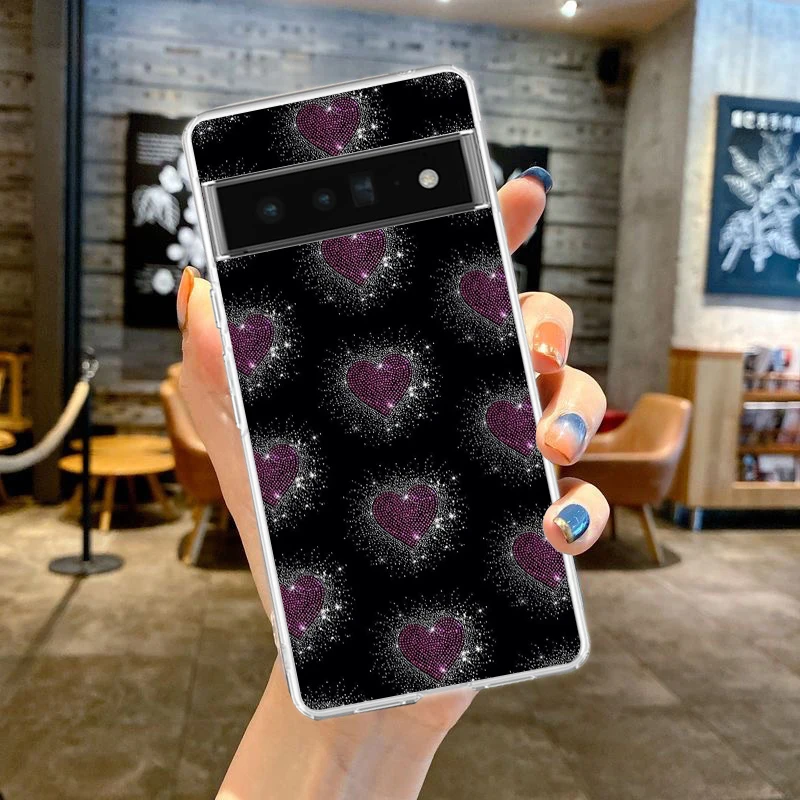 Funda de teléfono transparente de TPU suave a prueba de golpes para Google Pixel 8, 7, 6 Pro, 6A, 5, 4, 5A, 4A, 3A, XL, 5G - imagen 5