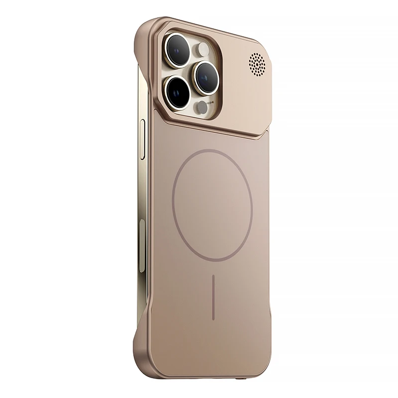 Fragrance Frameless Magnetic Hard Phone Case for Magsafe IPhone 16 15 14 13 12 Pro Max Plus 16Pro 15Pro Mag Safe Cover Accessory