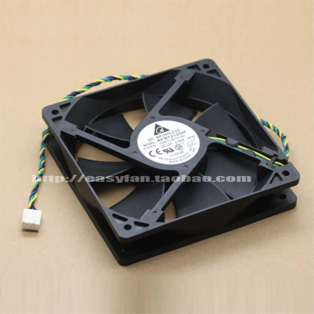 para Delta AFB1212SH AFB1212SHH 120 mm 12025 12 V 0.8 A Ventilador de enfriamiento PWM de 4 cables - PC de doble bola y aplicaciones industriales - imagen 5
