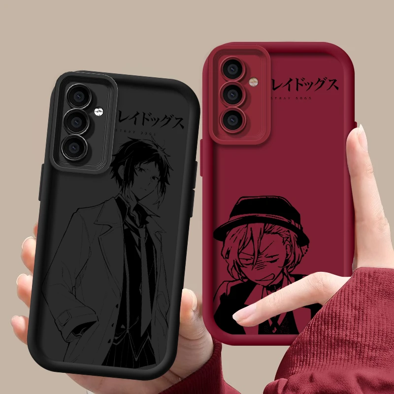 Bungo Stray Dogs para Redmi Note 13 12 11 10 9 Pro Plus 5G POCO F3 F4 F5 X3 X4 X5 GT funda de teléfono con escalera de ojo suave - imagen 4