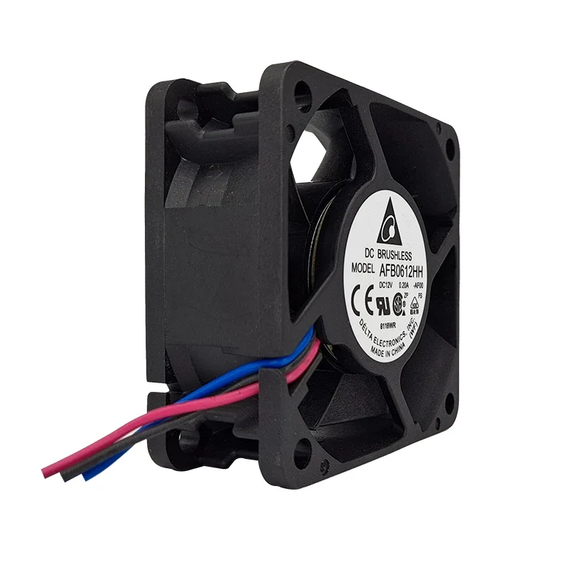 AFB0612HH-AF00 DC12V 0.20a 6025 6cm Delta nuevo ventilador de refrigeración de tres cables AFB0612HH 60*60*25mm - imagen 5