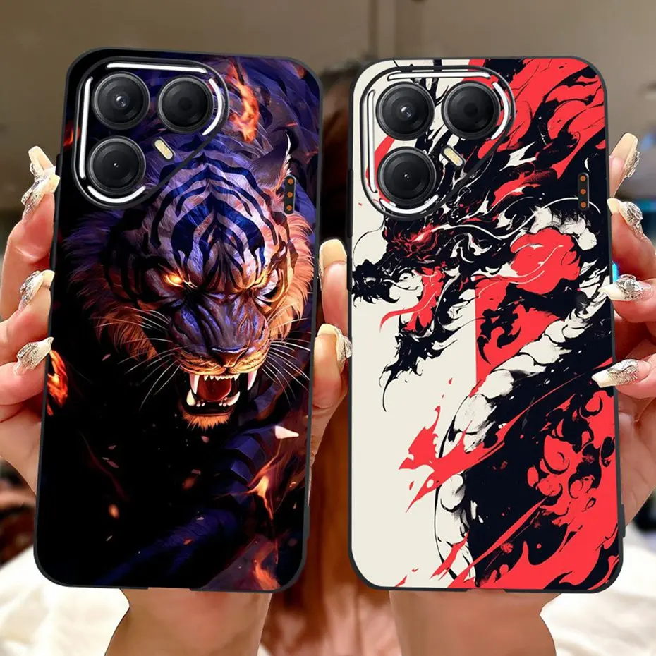 Funda de pintura de moda para Tecno Pova 7 (LJ7) / Pova7 Pro (LJ8) / Pova 7 Ultra (LJ9), fundas de teléfono de silicona suave TPU, parachoques - imagen 2