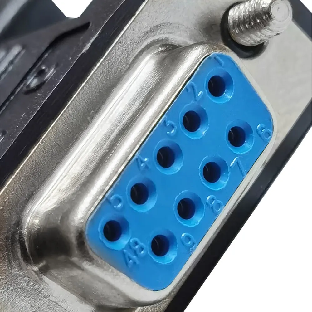 Adaptador de acoplador de cambiador de 90 grados, conector RS232 DB9, Pin macho a hembra, izquierda y derecha - imagen 3