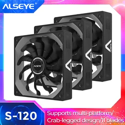 Ventilador PC ALSEYE 120mm PWM – 1200 RPM Silencioso