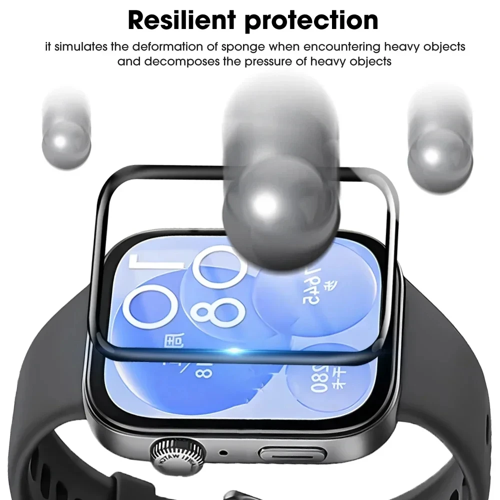 Película 3D 2 uds PMMA para Huawei Watch FIT 3 película protectora de pantalla para Huawei Fit 3 Fit3 Smart Watch (no vidrio) - imagen 3