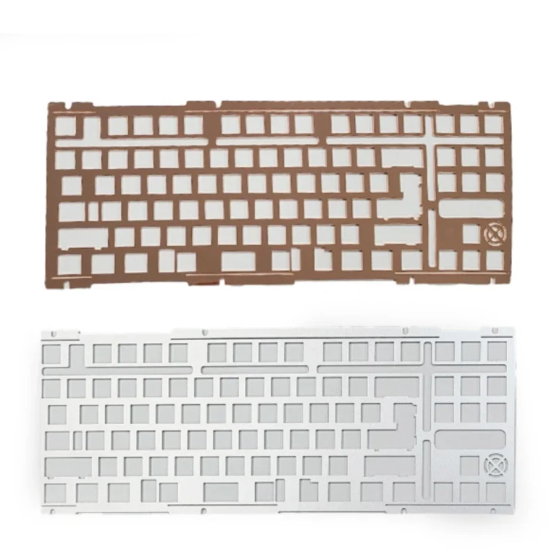 Placa de posicionamiento de teclado PMO Wave75 personalizada Fr4 Pom Pc Pp fibra de carbono ánodo de latón PCB de aluminio accesorios de diseño para jugadores Diy - imagen 5