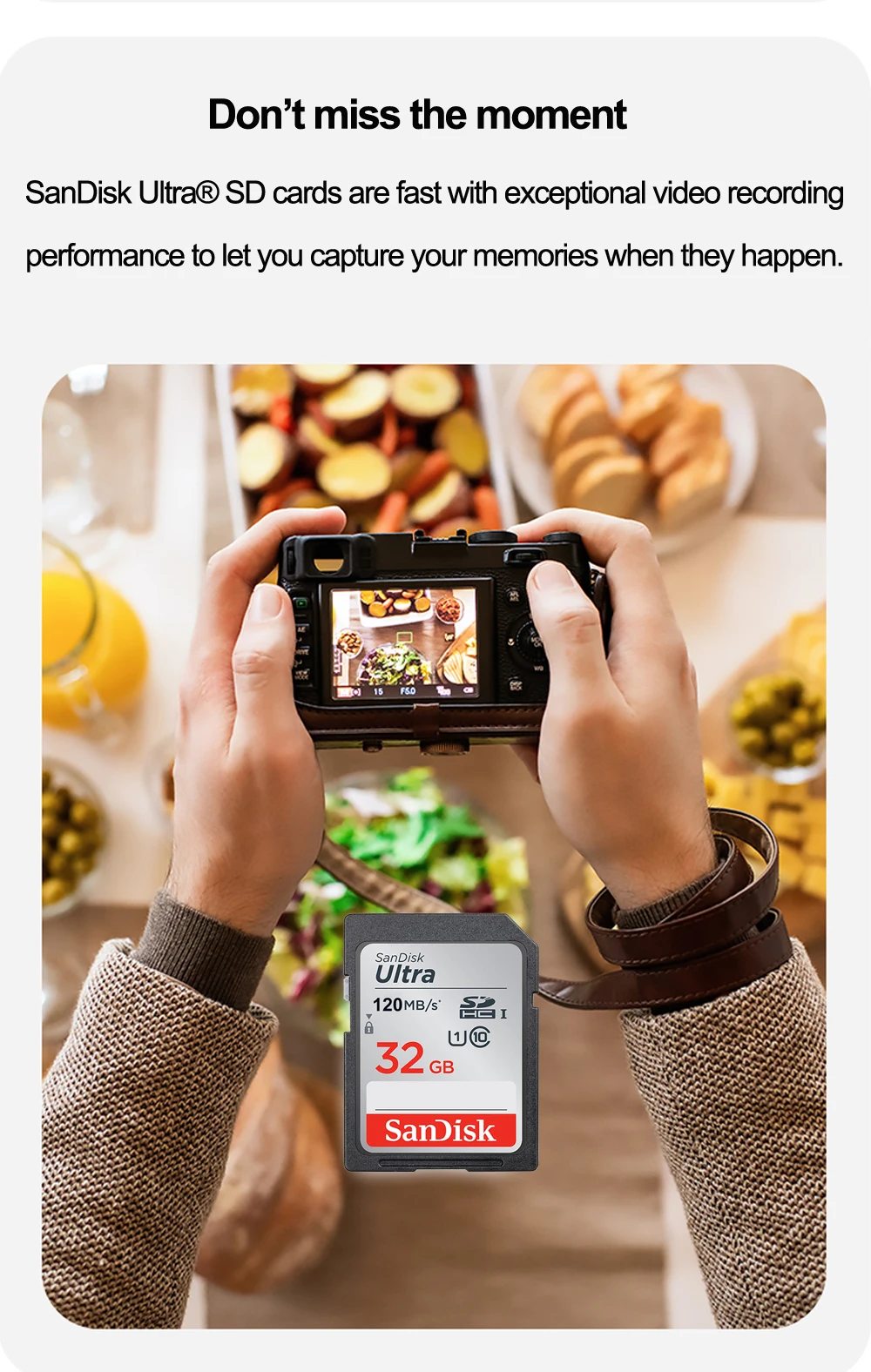 Tarjeta SD 100% SanDisk microSDHC SDXC UHS-I MAX 140MB/S 128GB 256GB 64GB 32GB 16GB tarjeta de memoria micro Class10 U3 para cámara SDUNC - imagen 2