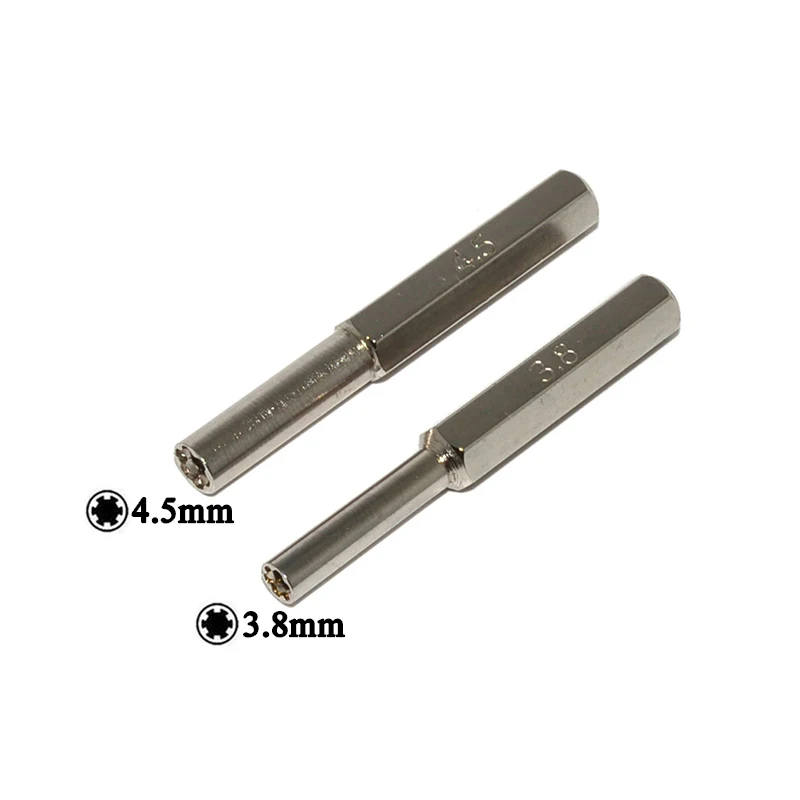 Juego de destornillador con punta de destornillador de 3,8 mm y 4,5 mm con mango para SNES NGC para N 64 - imagen 3