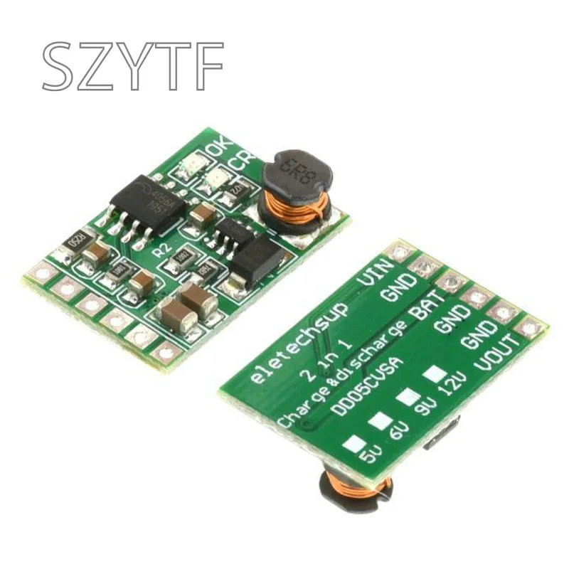 Cargador de energía Solar para móvil, placa de descargador de 3,7 V, 4,2 V, 5V, 6V, 9V, 12V, convertidor de CC, módulo de refuerzo, batería de litio DD05CVSA - imagen 4