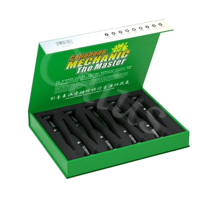 MINI destornillador mecánico CRON para teléfono móvil/ordenador/Notebook, desmontaje de dientes antideslizantes, herramientas de atornillador - imagen 2