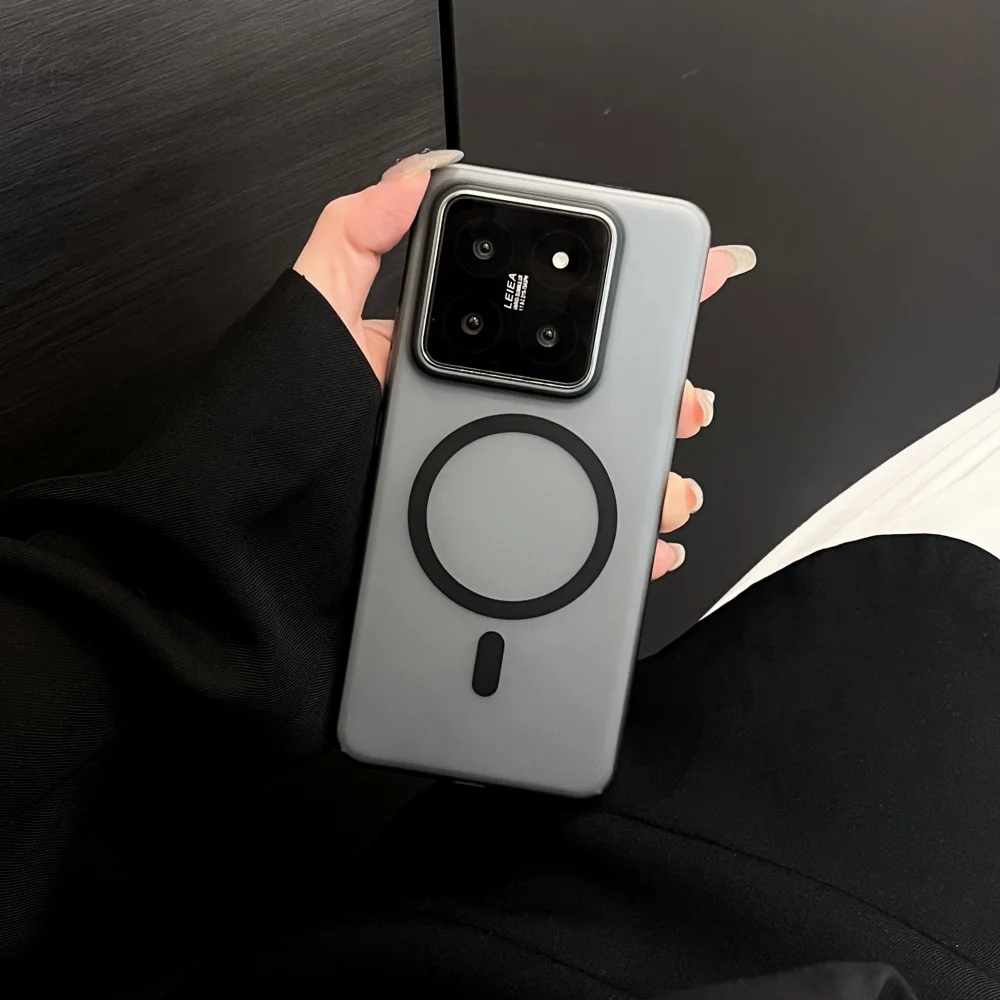 Funda transparente Original mate para Magsafe para Xiaomi 15 14 13 Pro Ultra 14Pro 15Pro 15Ultra a prueba de golpes funda magnética de armadura dura - imagen 4
