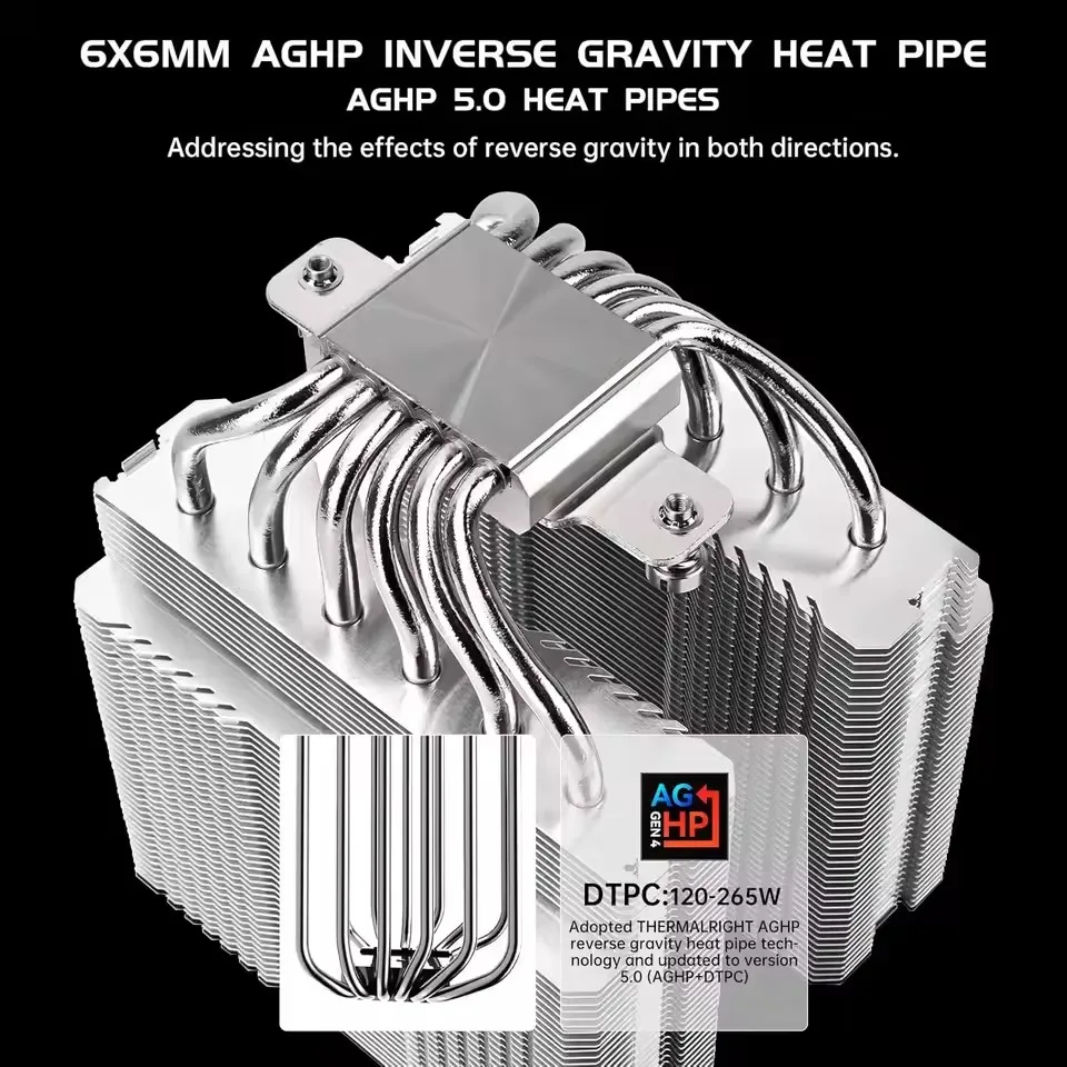 Thermalright Peerless Assassin 120 SE V2 Computer case air cooling radiator, with 120x120x28mm fan/Support LGA1851/1700/AM5/AM4 - imagen 5