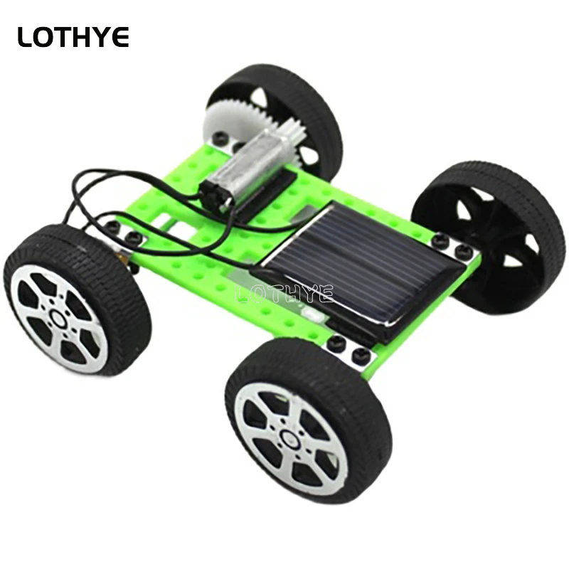 Mini coche de juguete Solar DIY, Kit de coche accionado, aparatos educativos para niños, Hobby divertido, juguete para niños, Kit de coche Robot de regalo - imagen 3